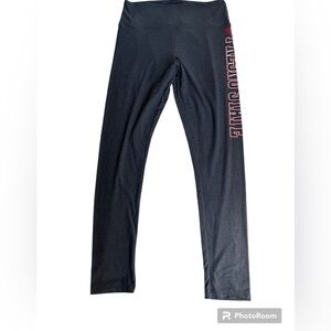 Fresno State Pink Victoria Secret capri leggings